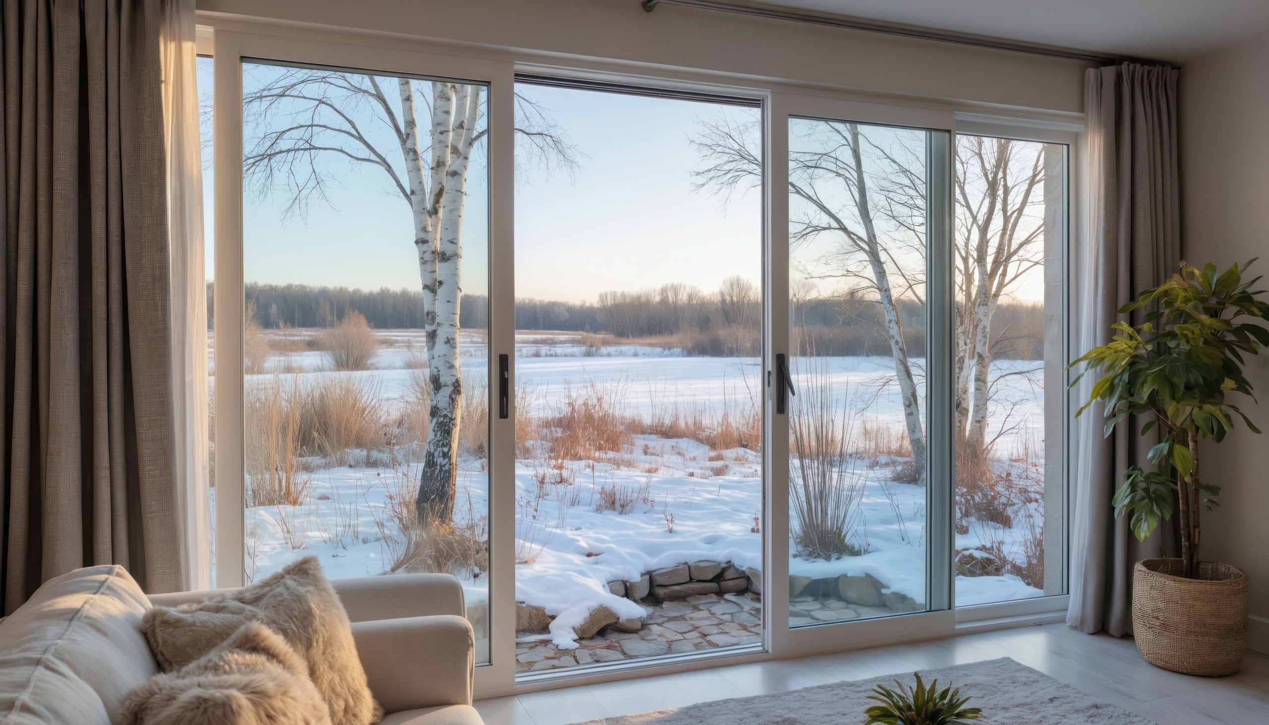 Zo Houd Je Je Veranda Warm in de Winter met een Glazen Schuifwand