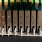 Steellook glazen schuifwand met 7 rails, uiteinde van de wanden vooraanzicht net design