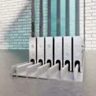 Glazen schuifwanden 6 rails